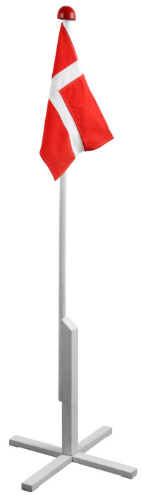 Flagstang med Dannebrog 150 cm